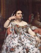 Jean-Auguste Dominique Ingres Madame Moitessier oil painting on canvas